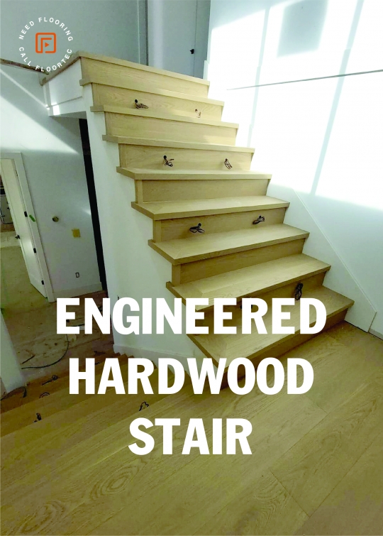 Engineered Hardwood Stair